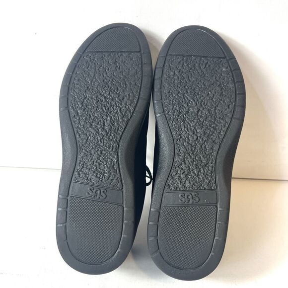 SAS Tripad Comfort Free Time Shoes Black Nubuck Lace Up Low Top Womens Sz 10.5 N - Picture 10 of 10